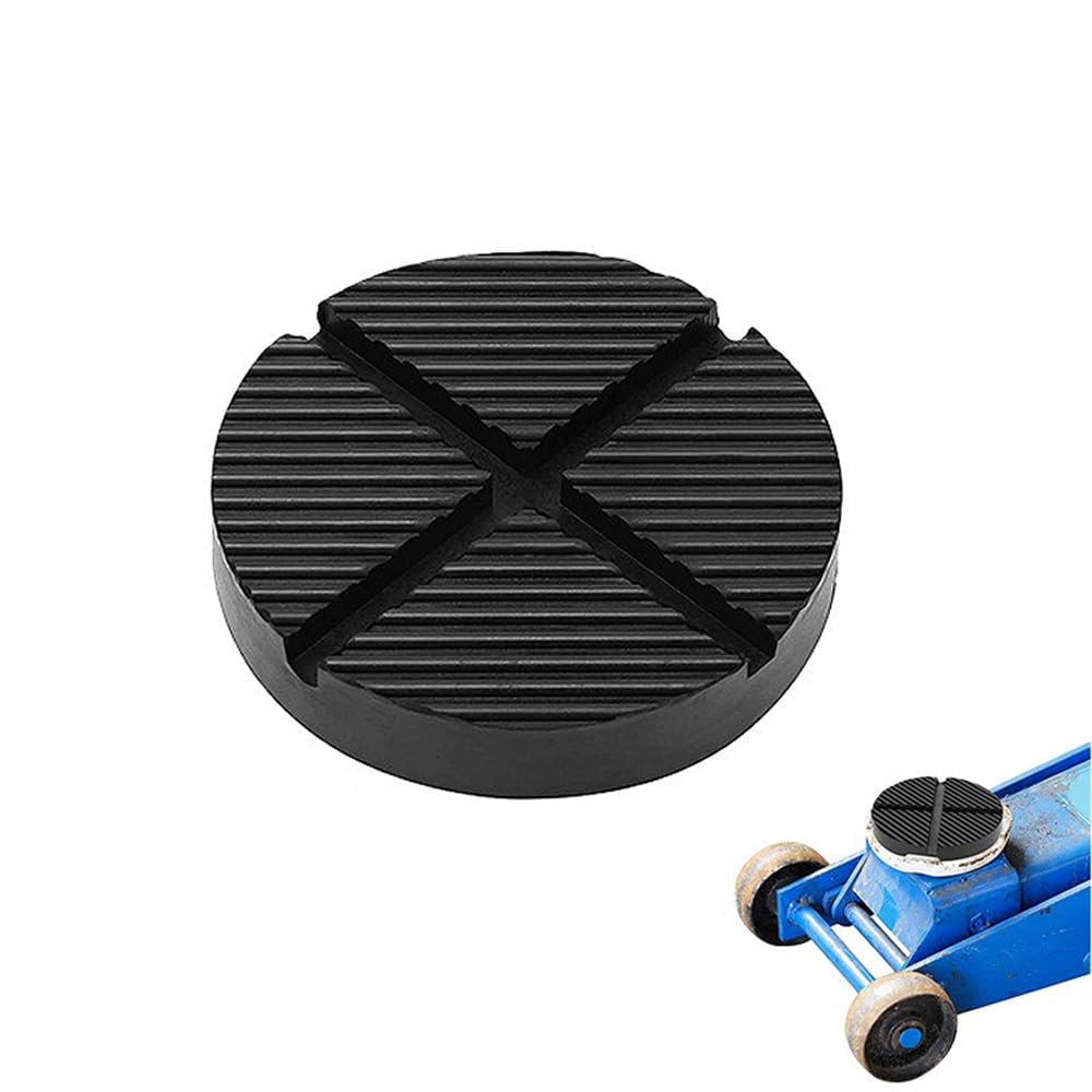 

LOYELEY Jacking Pad 12.5*2.6cm Jack Pad Rubber Pad Super Heavy Duty Jack Up Adapter Universal Jack Attachment чёрный