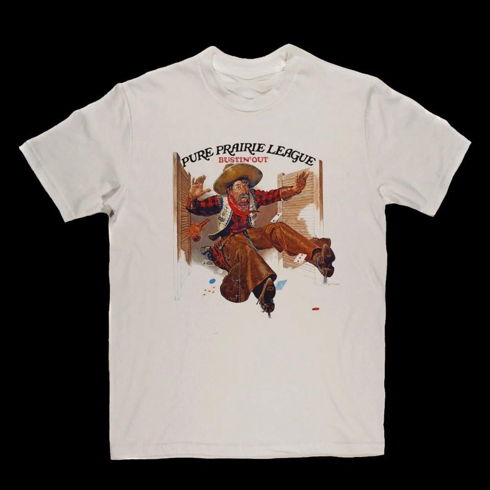 Pure Prairie League Bustin Out Shirt White Classic Unisex S-5XL E1839 S
