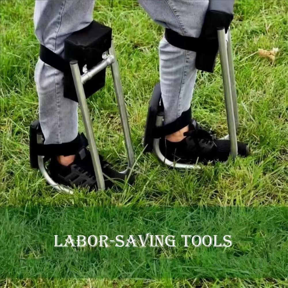 Ergonomic Garlic Picker & Kneeling Pad: Mobile Garden Work Bench To Relieve Knee Pressure