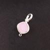 Cushion Rose Chalcedony Stone 925 Silver Birthday Gift Wedding Pendant Jewelry PP-11-15