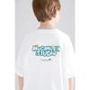 Mucmukn Boys' Cooling Foam Print Short Sleeve T-Shirt