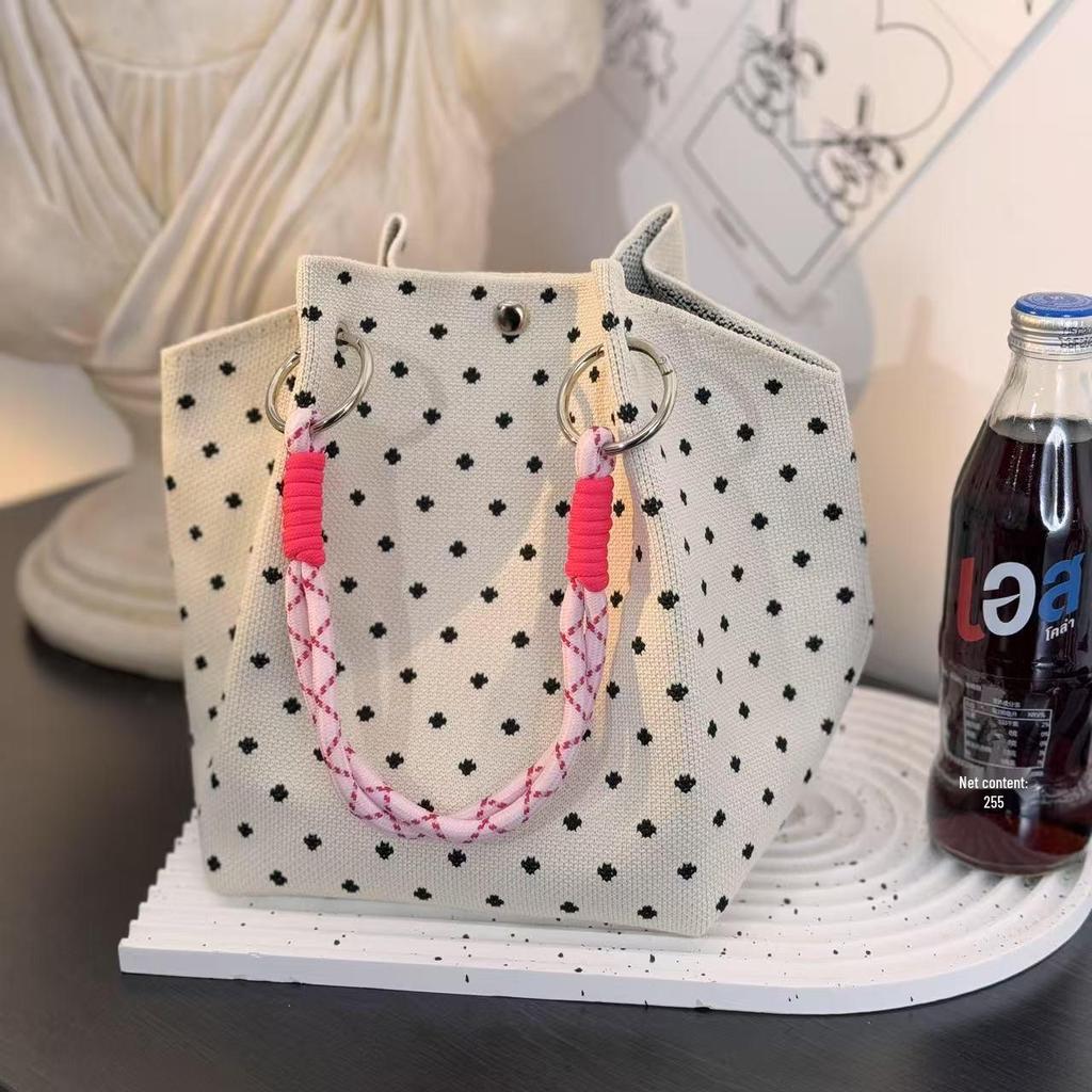 2025 Niedliche Tier Strickhandtasche - Damen Tragetasche mit großem Fassungsvermögen für Arbeit & Ausflüge