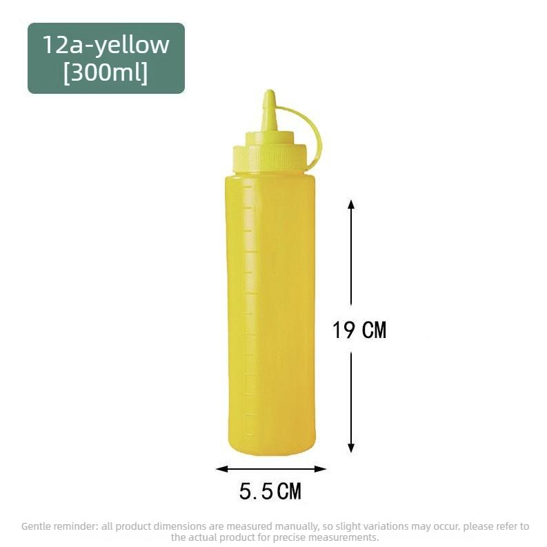 Plastic Squeeze Sauce Bottle Kitchen Commercial Salad Dressing Squeezer Home Use