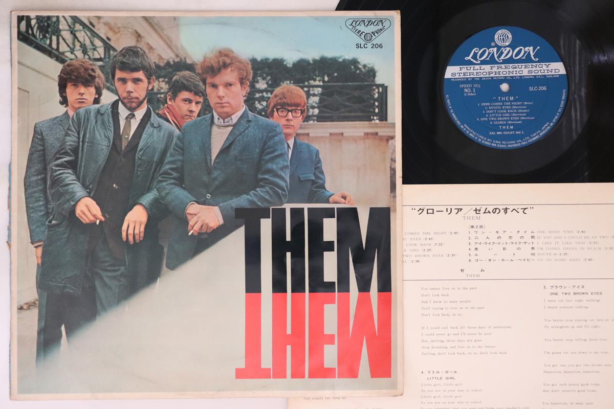 

LP Record THEM - Them SLC206 LONDON 1968 Japan Rock Used