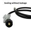 Efficient Gas Regulator with Hose Universal Gas Grill Regulator and Hose for Most Gas Grill Easy To Installation