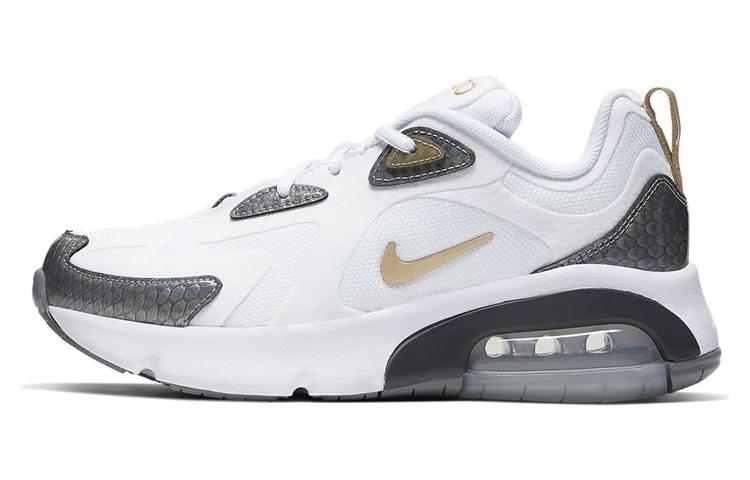 

Nike Air Max 200 White Metallic Gold GS CQ4009-100 35.5