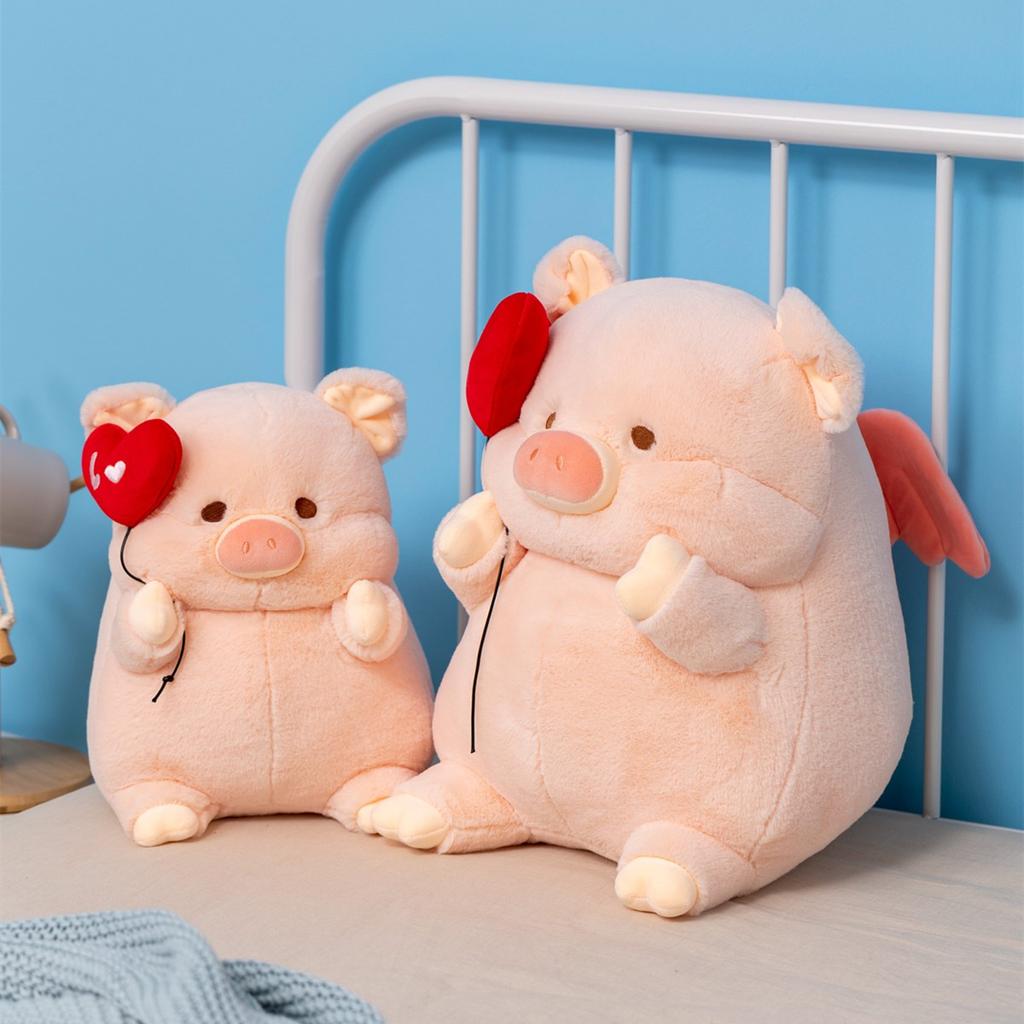 20-30cm Angel  Pig Plush Toy Cartoon Stuffed Animals Plushies Doll Anime Soft Kids Babys Toys