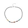 Summer Color Fresh Beaded Necklace Women'S Retro Dopamine Cool Clavicle Chain Simple Niche Premium Necklace