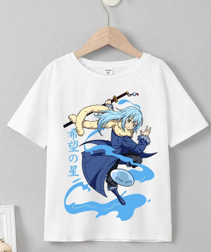 

Anime Rimuru Tempest T-Shirt Manga Unisex Summer Shirt gift clothes 3XL
