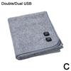 USB Electric Blanket 5V Low Voltage Heating Dormitory Camping Treasure Car Plate Car Charging Sleeping Electric Bag Z9C4