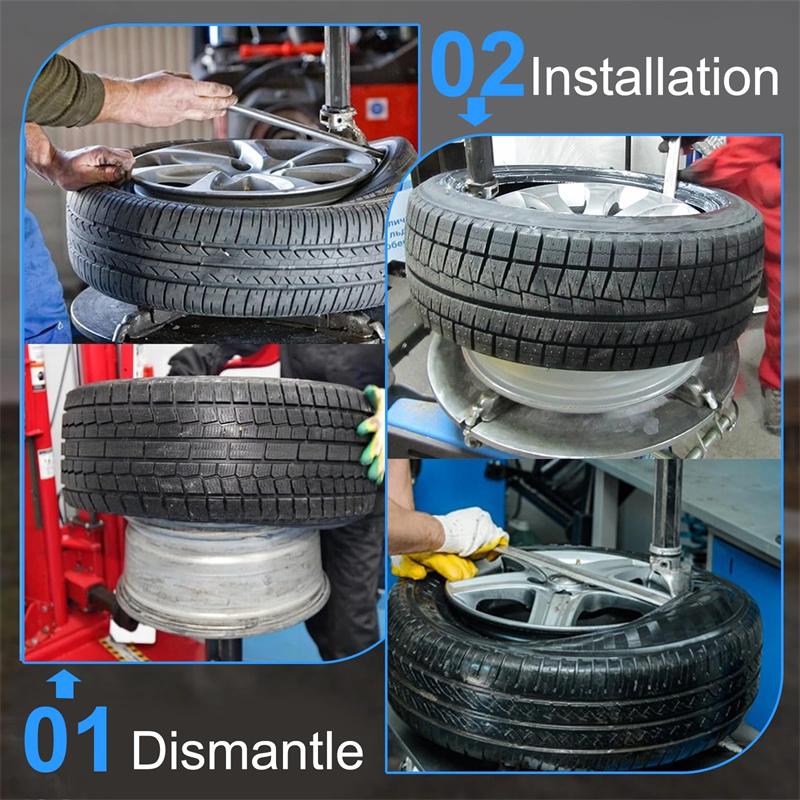 Łyżka do opon Podnośnik stopki 20 cali Dźwignia do montażu/demontażu Łom Podważak do felgi Narzędzie do wymiany opon