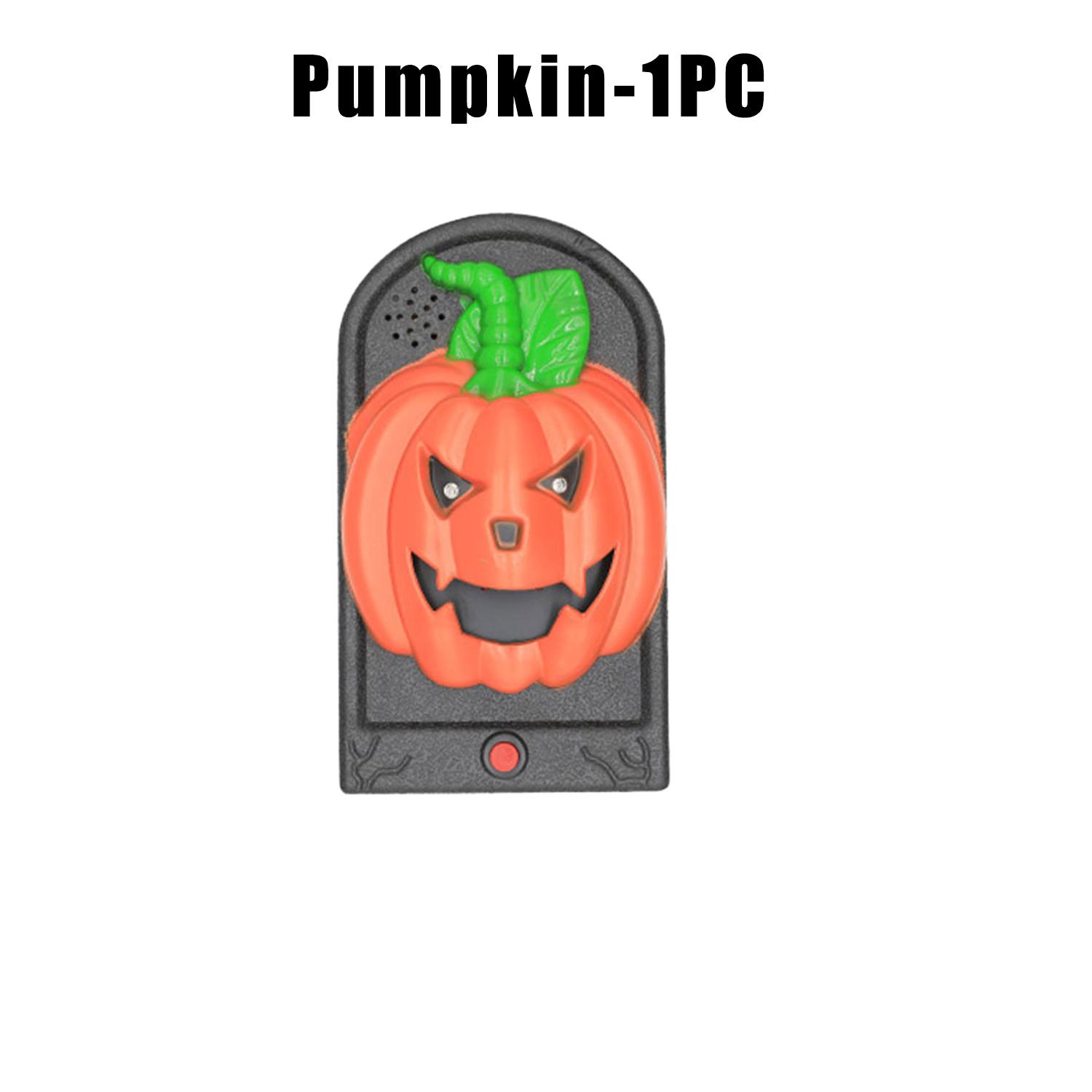

Halloween Doorbell Jump Scare Motion Activated Screaming Prank Prop Wireless Sound Effects Haunted House Terror Tech