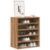 VidaXL Shoe Cabinet Artisan Oak Engineered Wood, Shoe Storage Cabinet, Shoe Rack, 856701