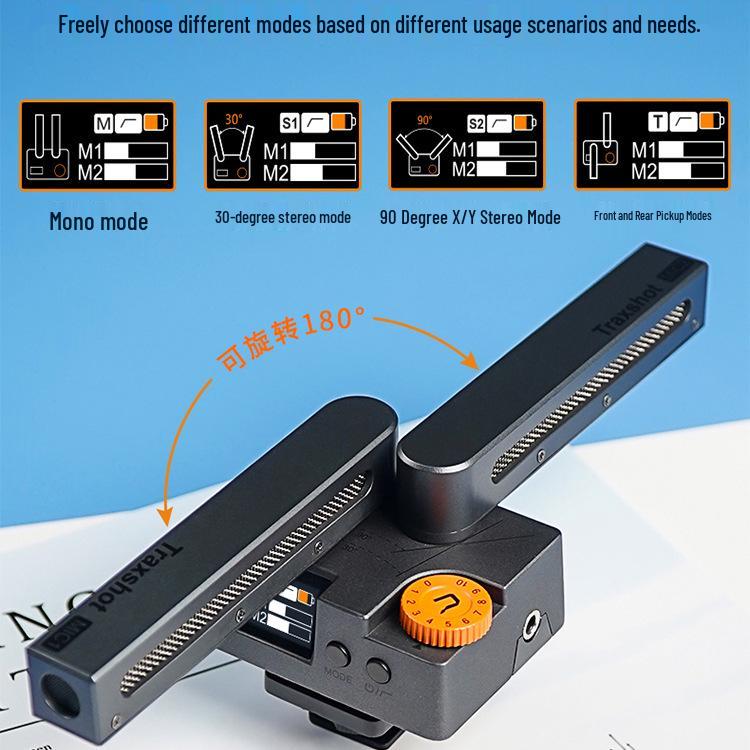 COMICA Traxshot DSLR Directional Interview & Recording Microphone