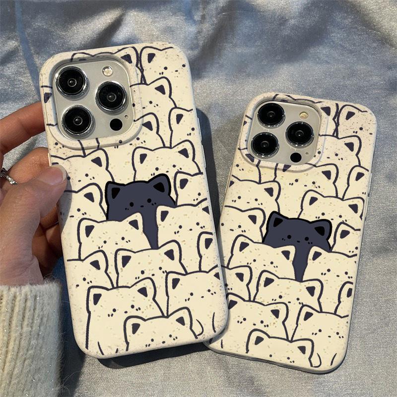 Mobile Phone Cases for iPhone 11 13 XR 15 Pro Max 12 14 Pro Max Case iPhone 16 7 Plus 8 Plus XS Max Degradable and Environmentally Friendly