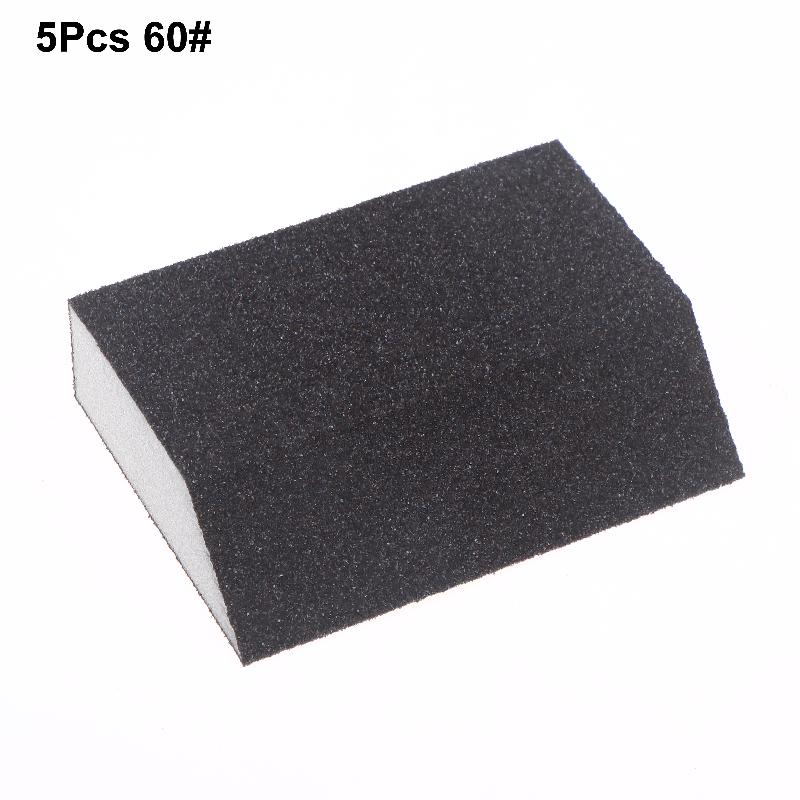 5/7 Piece Single Sandpaper Sponge Set - 60/80/100/120/180/220/240 Grit Sanding Block Combination, Washable And Reusable
