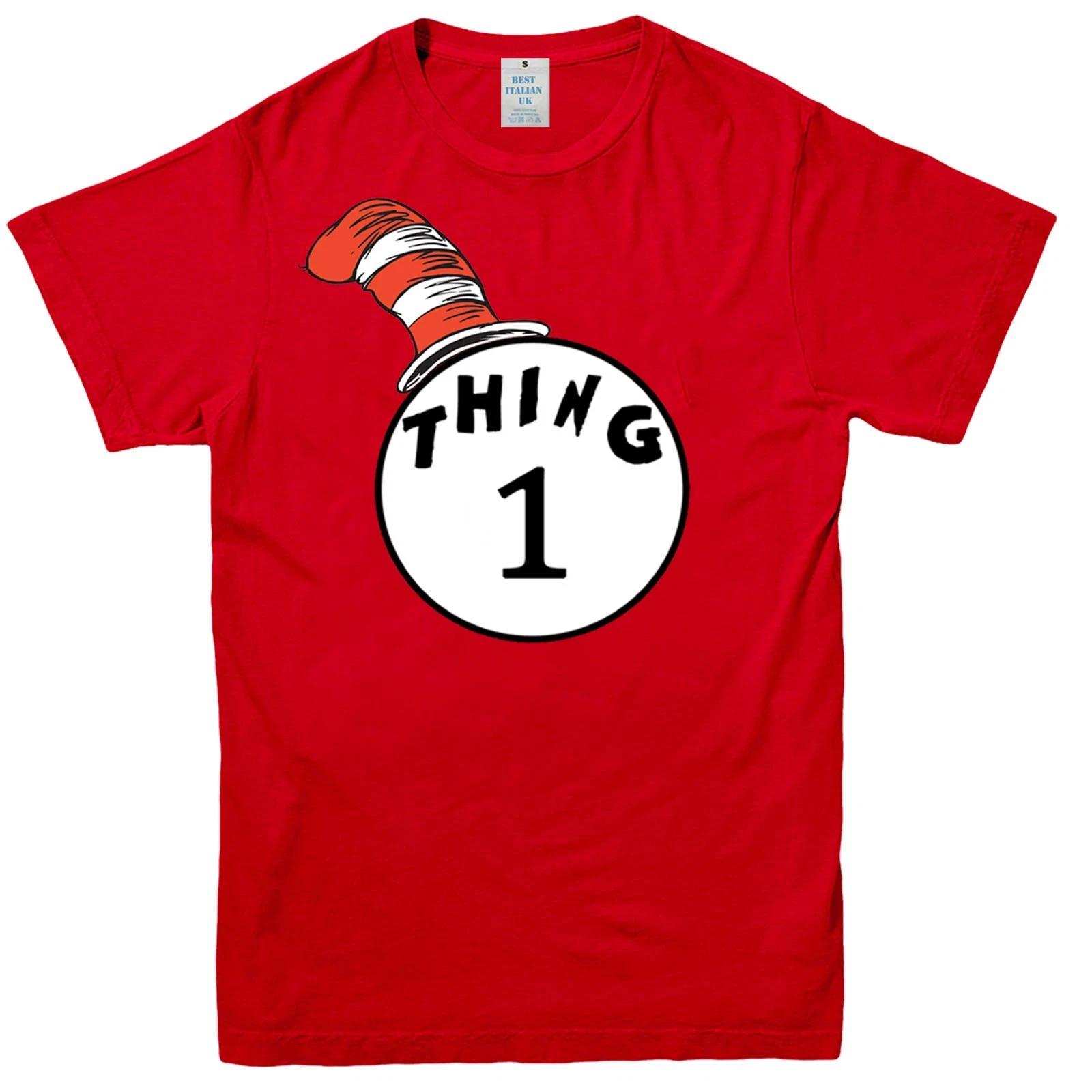 Thing One (1) And Thing Kids T-Shirts 100
