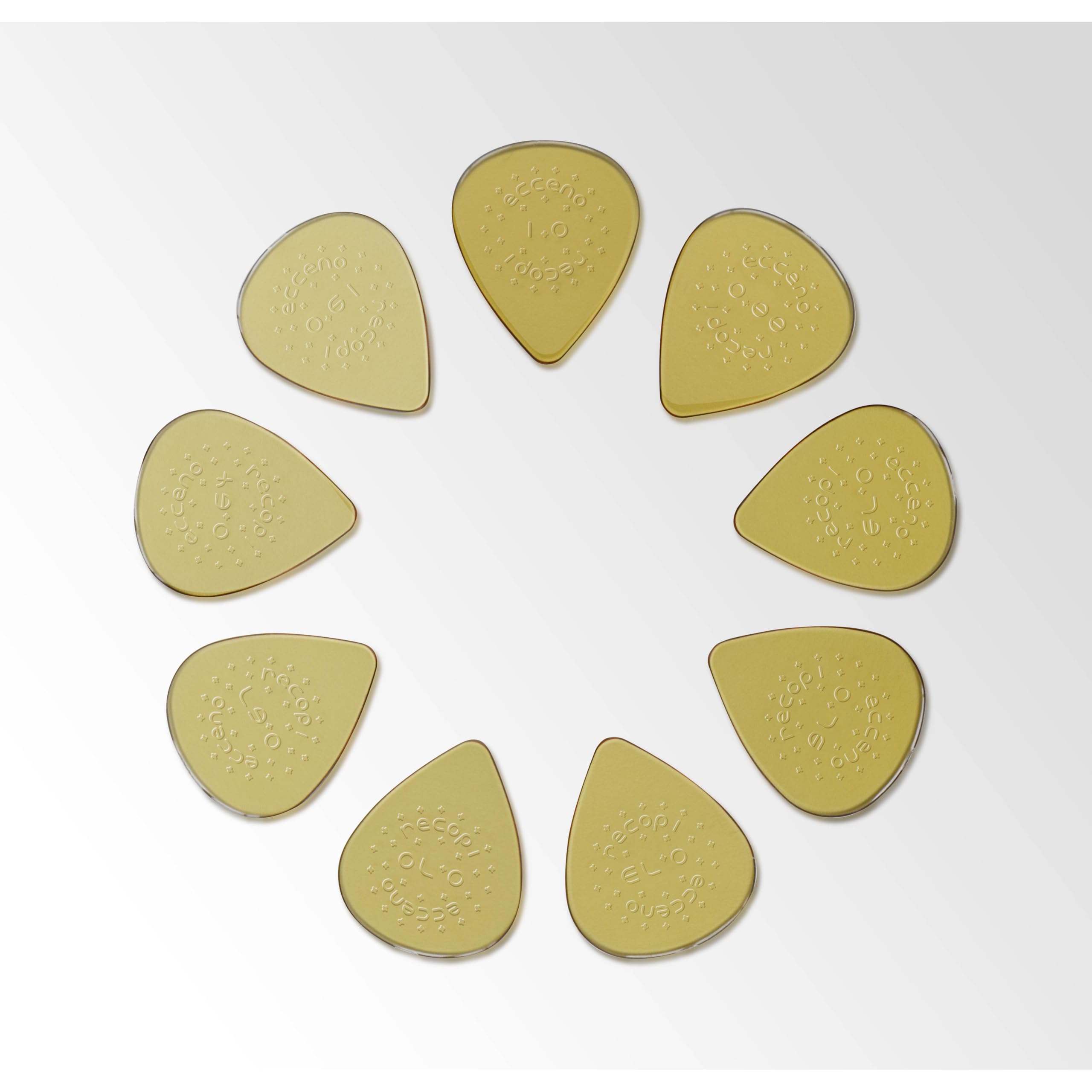 

ecceno Medium-Specialized Ultem Picks, Recopi (Set of 9)