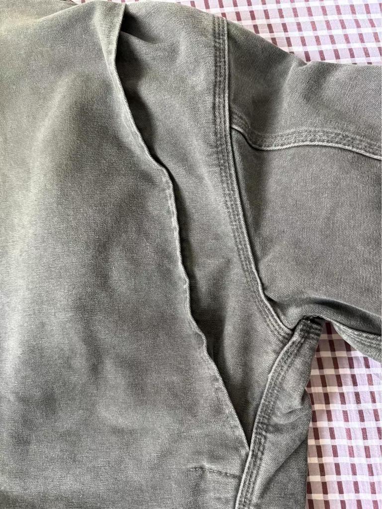 Carhartt J97 American Detroit Sliten Kanvas Dragkedjejacka