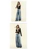 Women's American Street Style High-Waist Wide-Leg Jeans - Fall/Winter 2024 Collection - Straight, Loose, Slim Fit, Mopping Style