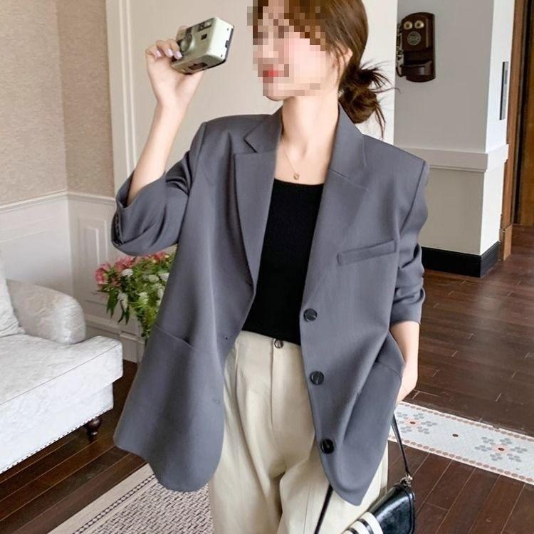 Women's Blazer Jacket Spring Autumn Casual Design Sense Ladies Outerwear All-match Elegant Fashion Female Suit Coat