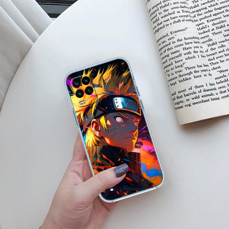Anime Naruto Uzumaki Transparent Phone Case for Samsung Galaxy A04 A04S A14 A23 A34 A54 M23 M33 M52 M53