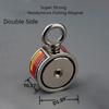 Powerful Fishing Magnet Set 3000lbs Rally Double Sided Salvage Magnet N52 Neodymium Magnet with Durable Cord For Fishing and Magnetic Salvage