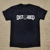 Disturbed Band Logo Black Cotton All Size S-5XL Unisex  AD590 Unisex T-Shirt