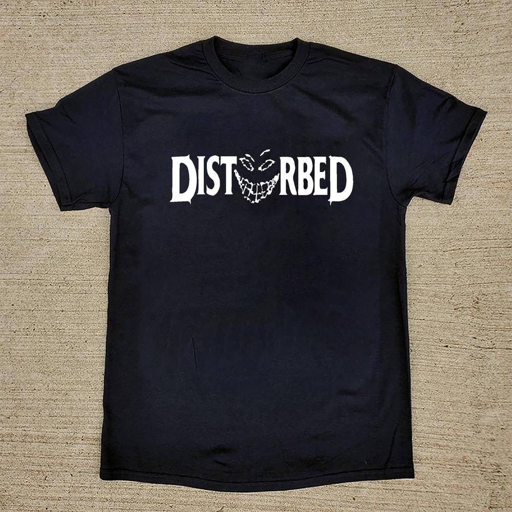 

Disturbed Band Logo Black Cotton All size S-5XL Unisex AD590 Unisex T-Shirt XXXXL