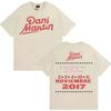 Rapper Dani Martin Noviembre Merch Tee Shirt Men Clothing Harajuku Gothic T Shirts Casual Pure Cotton High Quality Tshirts