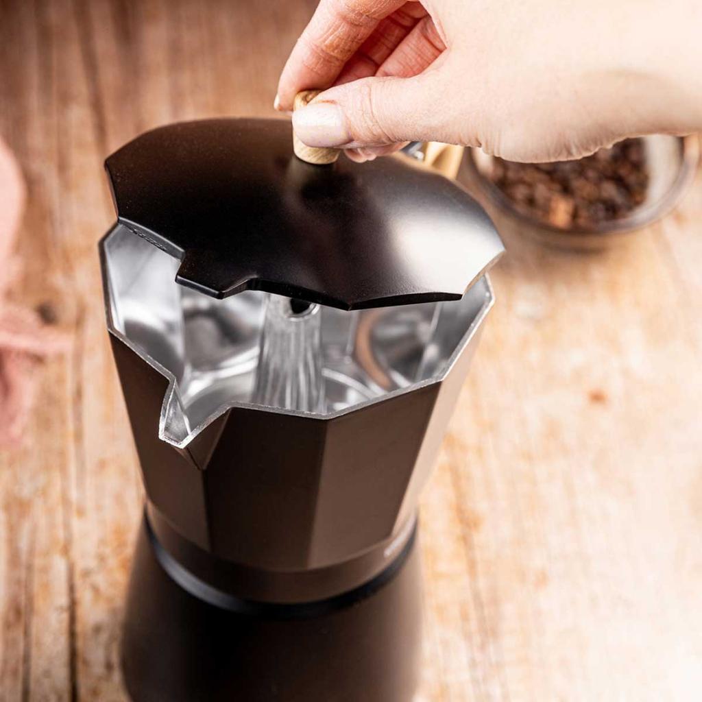KINGHOFF KH-1887 Moka Pot Coffee Maker 450ml Induction