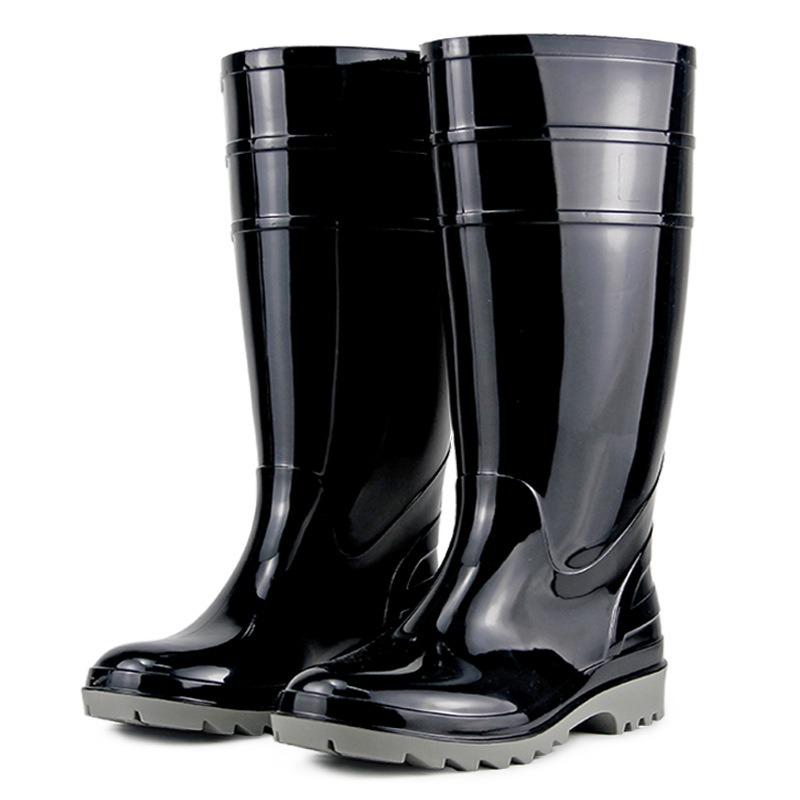 Golden Oak Labor brand water shoes high tube waterproof and non-slip can be added cotton daily rain shoes wear-resistant flood control work rain boots