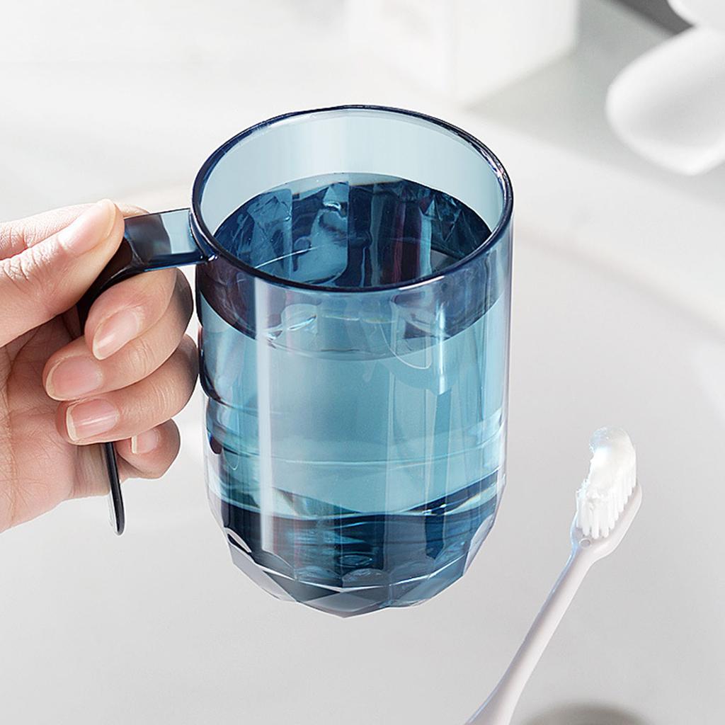 Toothbrush Cup PET Simple Multifunctional Mouthwash Cup Tooth Brushing Tumbler for Bathroom