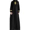 Fashion Muslim-Clothing Long Zip Muslim-Dresses Ethnic Style Women Robe Plus Size Middle East Clothing for Outings