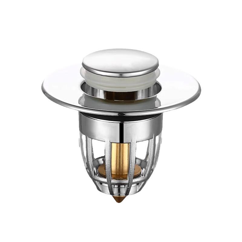 MDNG Push-Button Basin Pop-Up Drainer with Filter