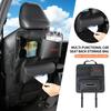 W140Car Backseat Organizer Storage Bag Cup Holder Anti Kick Mat For VW GTI Passat Golf Tiguan Polo Scirocco Jetta