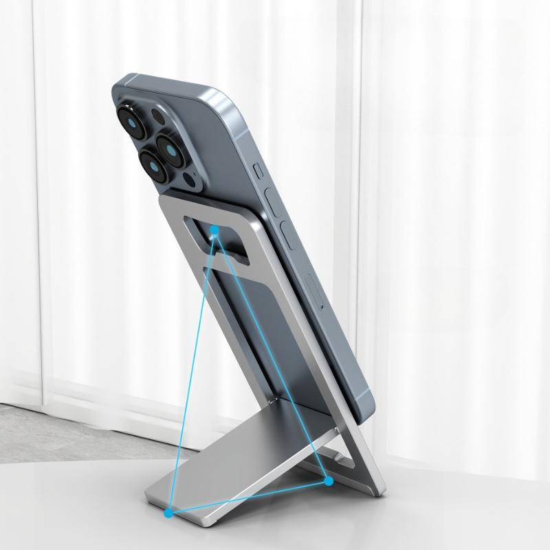 1Pc Card Folding Portable Aluminum Alloy Bracket Mobile Phone Tablet Live Desktop Bracket Gift Mobile Phone Bracket