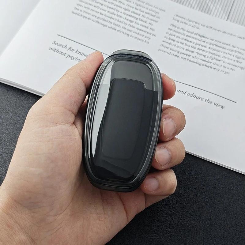 TPU Car Remote Case Transparent Soft Key Cover Keychain Accessories for Hongqi FAW H6 Hq9 Eqm5 HS5 H5 H9 HS7 H7 L5 HS3 L9 E-HS9