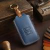 Funda de Cuero para Llave de Coche para Renault Captur Koleos Kadjar Zoe Arkana Espace Clio Megane Grand Scenic Sandero Dacia Funda para Llave