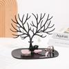 Plastic Antler Shaped Makeup Organizer Jewelry Box Ring Lipstick Rack Necklace Display Organizer