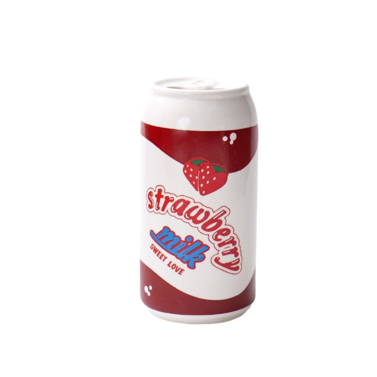 European Style Ceramic Coke Vase for Artificial Flowers - Creative Art Home Decoration