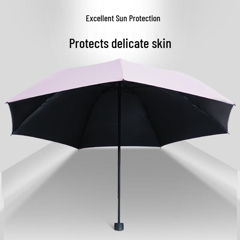 Hongye Ultra-Thin 2712 Three-Fold Dual-Use Umbrella