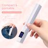 Handheld UV LED Nail Lamp Mini Portable Nail Dryer with Two Timer Settings Rechargeable Quick Drying Manicure Lamp Flashlight