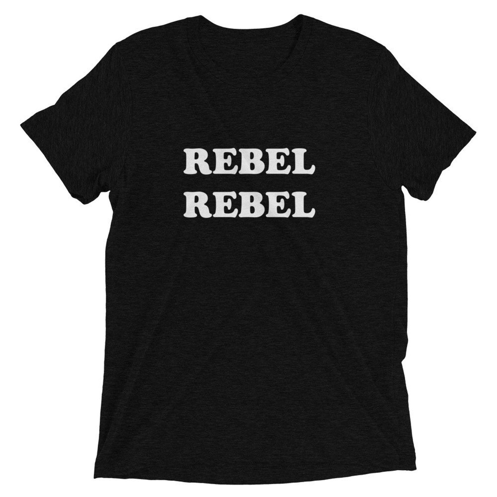 Rebel Rebel T-Shirt, Classic Rock T-Shirt, 70s, Space Oddity, Punk Rock, Under Pressure, Life On Mars, Rebel T-Shirt, Rebel Gift, Bad Boy 3XL