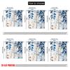 2pcs,2D Plane Printing Pattern Curtains Watercolor Leaves Polyester Woven (without Rod) Decorations Inside Ldeal for Home &