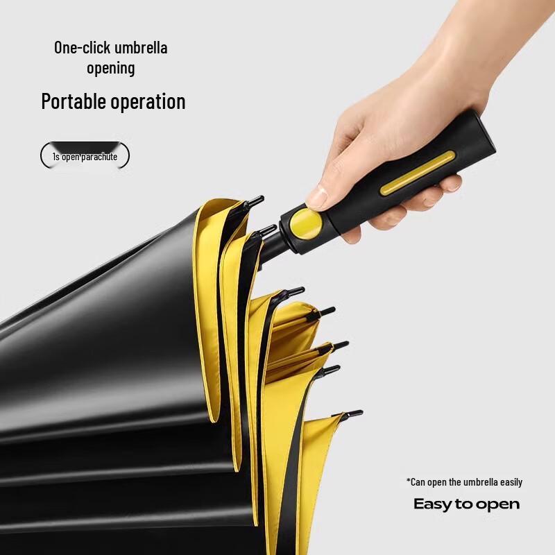 Long Handle Windproof Straight Umbrella