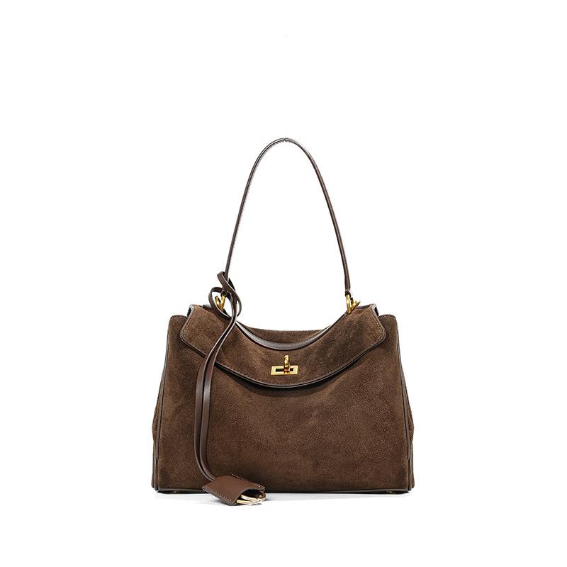 Hot-selling Leather Women's Bags, Crossbody Shoulder Bags, Underarm Portable High-end Large-capacity Women's Tote Bags