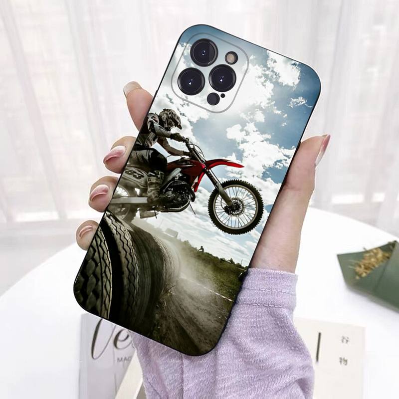 motorcycle sports Phone Case For iPhone 8 7 6 6S Plus X SE 2020 XR XS 14 11 12 13 Mini Pro Max Mobile Case