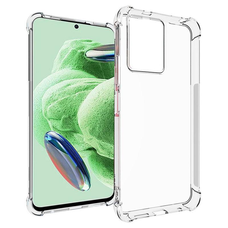 For Xiaomi Redmi Note 12 5G (Global)/(India)/(China)/Poco X5 5G Non-slip Phone Case Transparent TPU Back Cover
