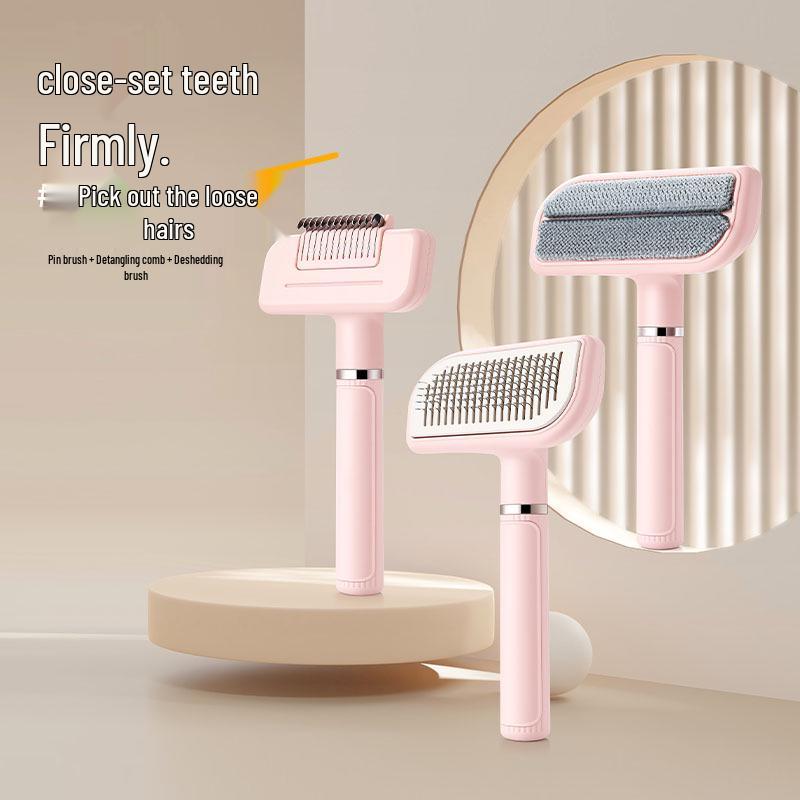 Pet 3-in-1 Detangling Grooming Comb for Dogs & Cats